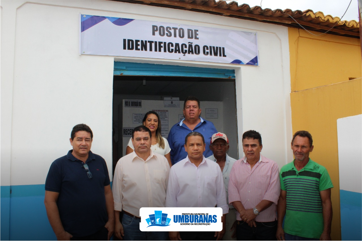 Posto de Identificação Civil para emissão de RG é inaugurado em Umburanas Prefeitura Municipal